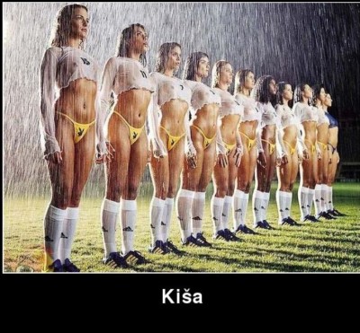 Neka nam kiša ne pokvari raspoloženje.....