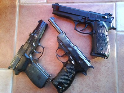 PHP MV, Walther P.38 i Beretta M92FS